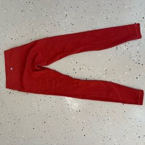 Women Lululemon Align Pant 25" Red size 4